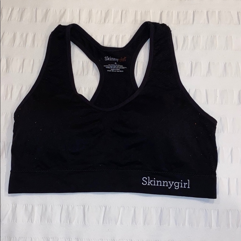 Black Skinny Girl racerback sportsbra